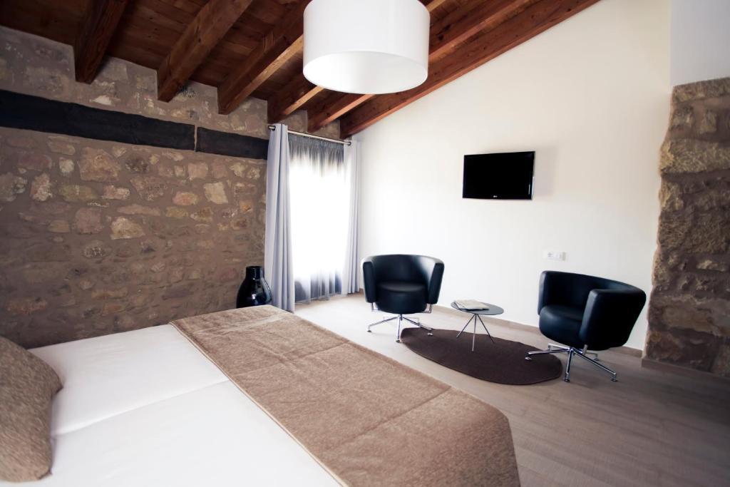 Hotel Restaurante Masia La Torre Mora de Rubielos Ruang foto