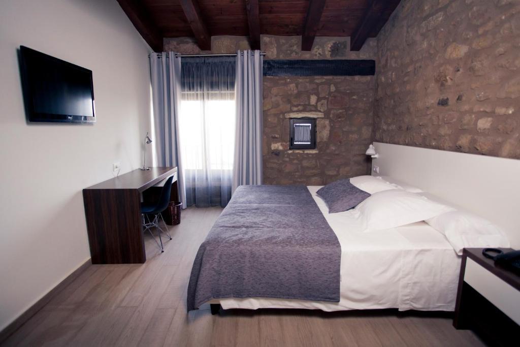 Hotel Restaurante Masia La Torre Mora de Rubielos Ruang foto